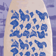 chook ironing Board Cover
