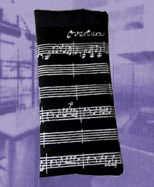 glasses case pink bee