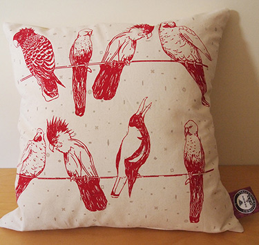 parrot cushion cover